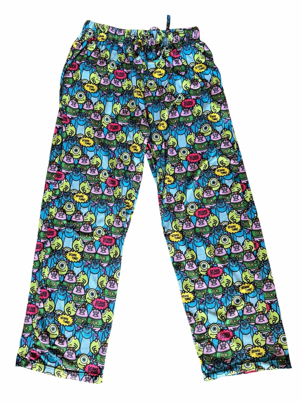 Disney Pixar Monsters Inc Pajama Pants Womens Medium Sulley Mike Lounge PJ Pants